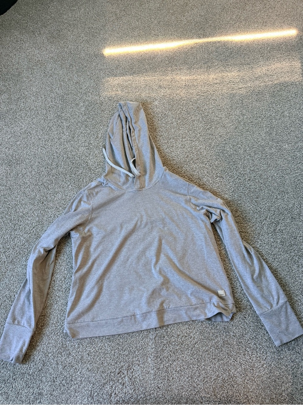 Vuori Heather Gray Lightweight Women's Hoodie